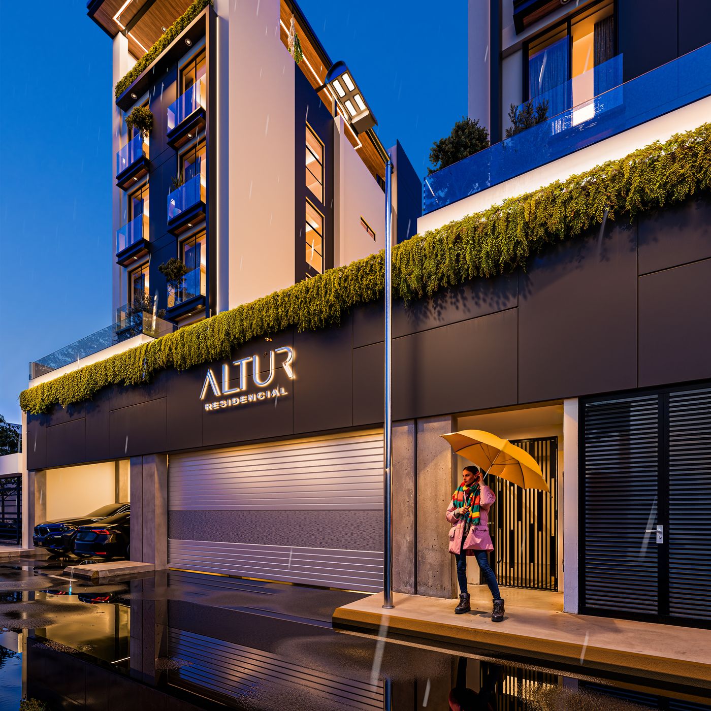 Render arquitectónico — Altur Residencial