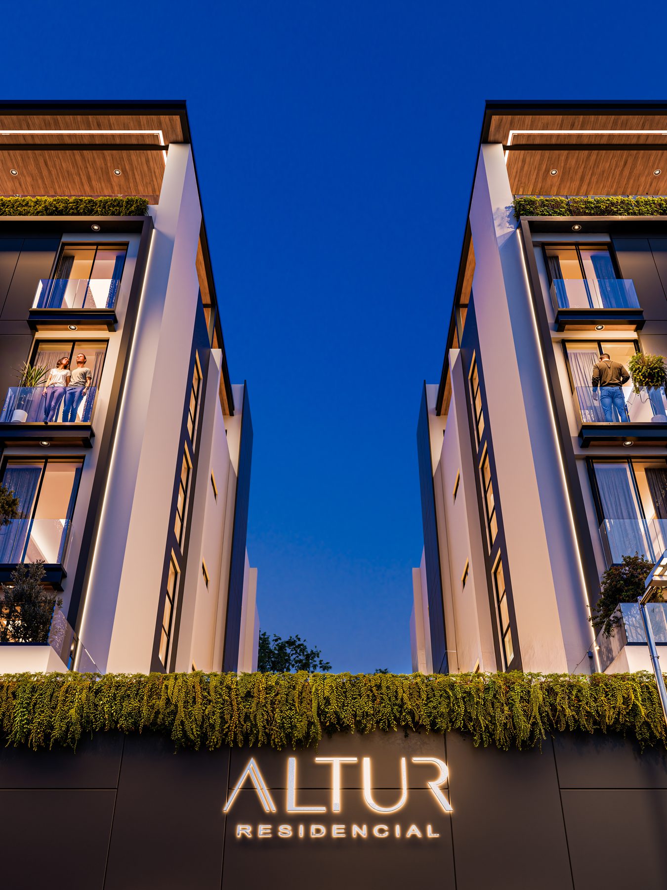 Photoreal architectural exterior rendering by A3D Studio