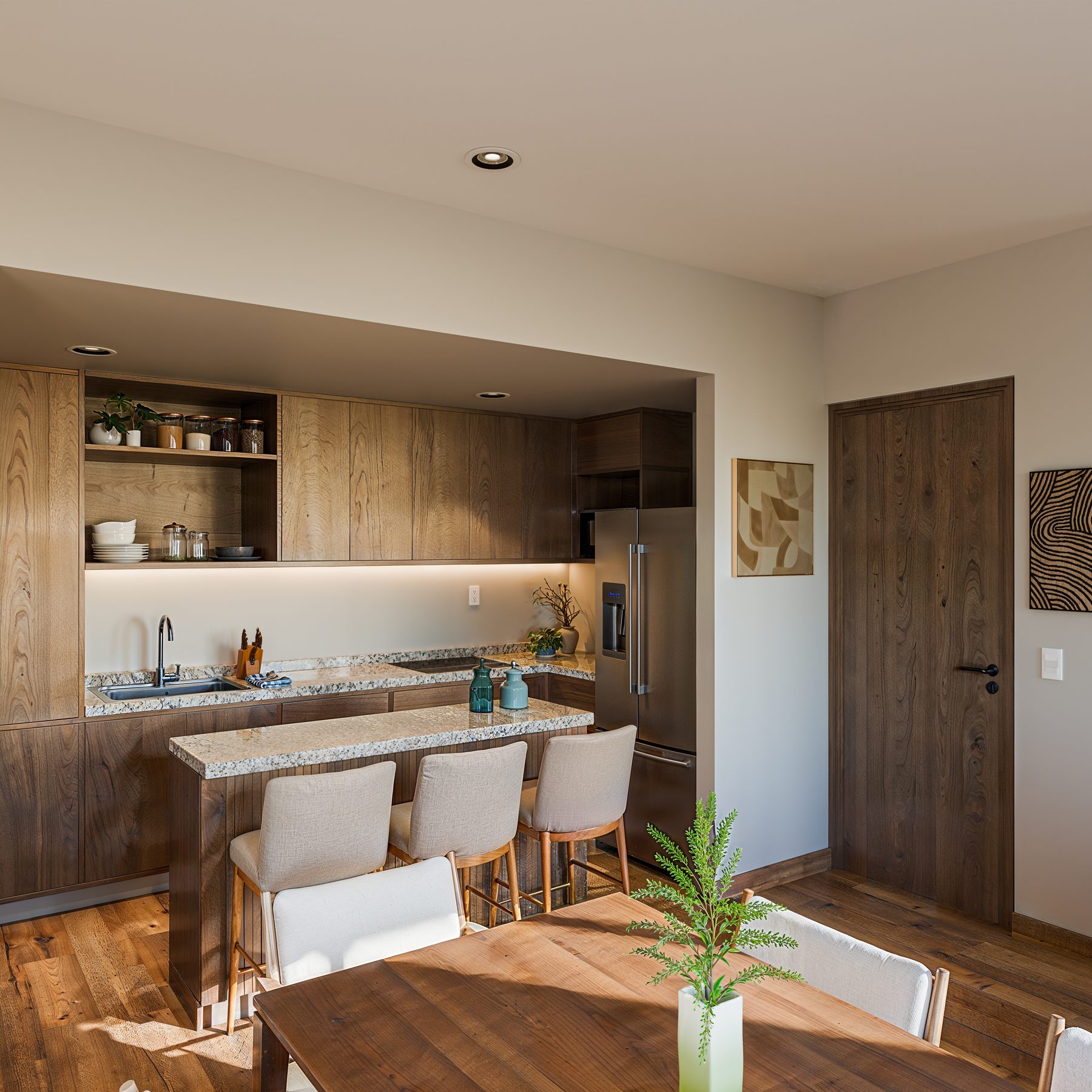 Living and dining — interior