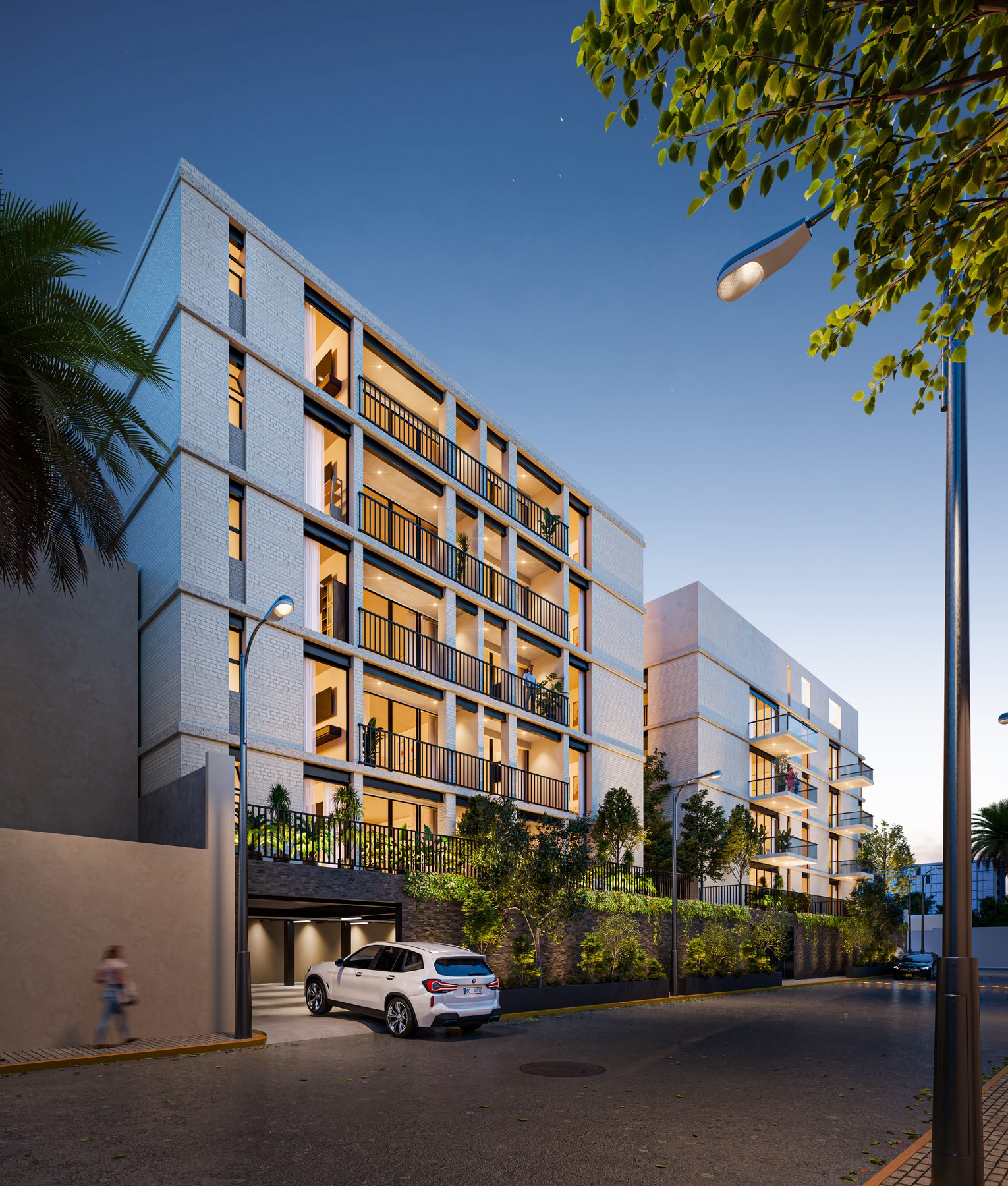 Photoreal architectural exterior rendering by A3D Studio