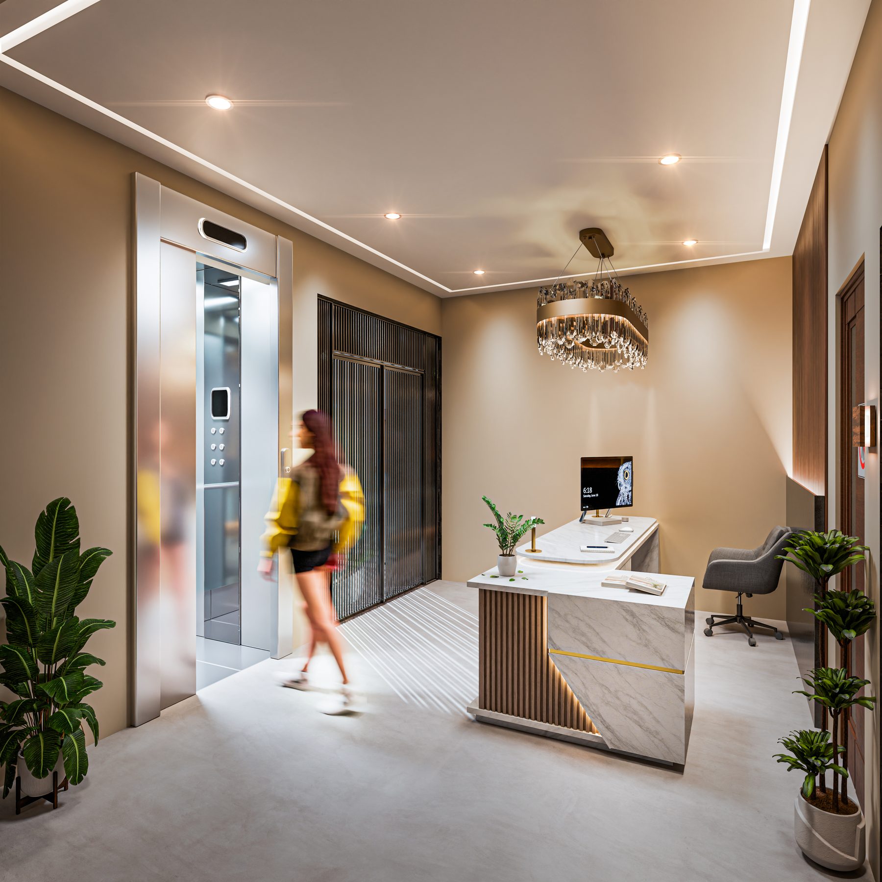 Photoreal interior rendering by A3D Studio