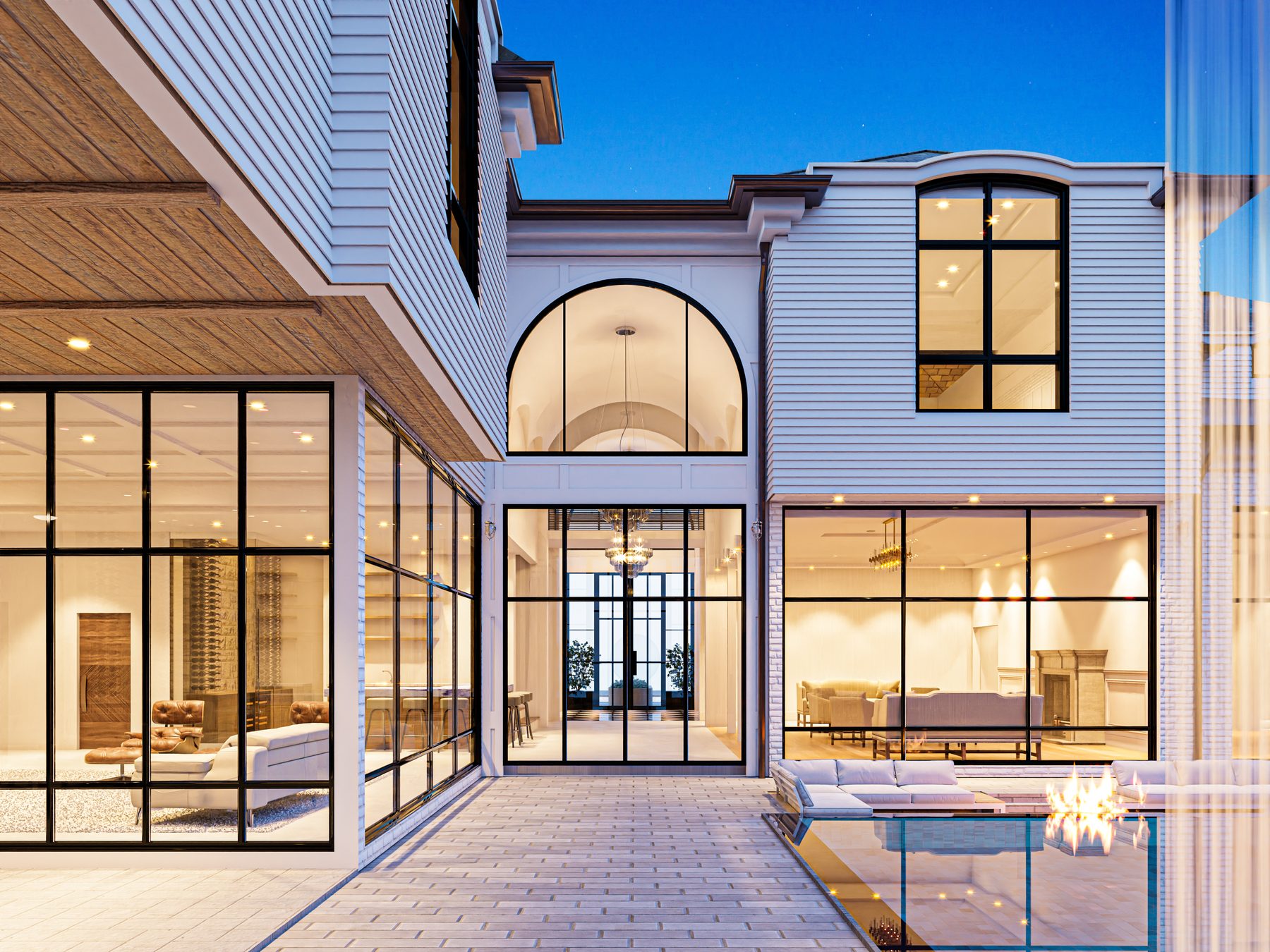 Render de Piney Point Residence