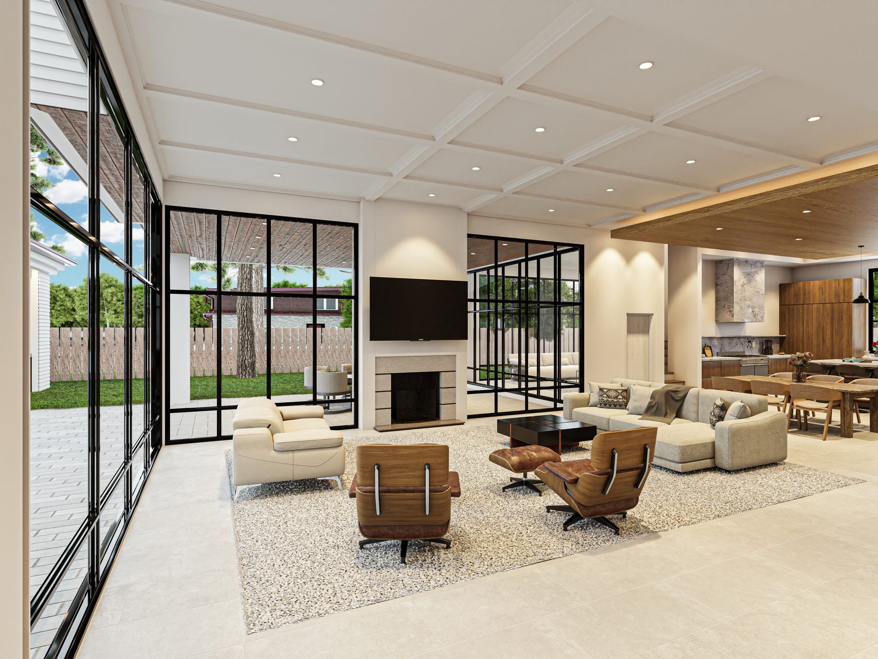 Render de Piney Point Residence