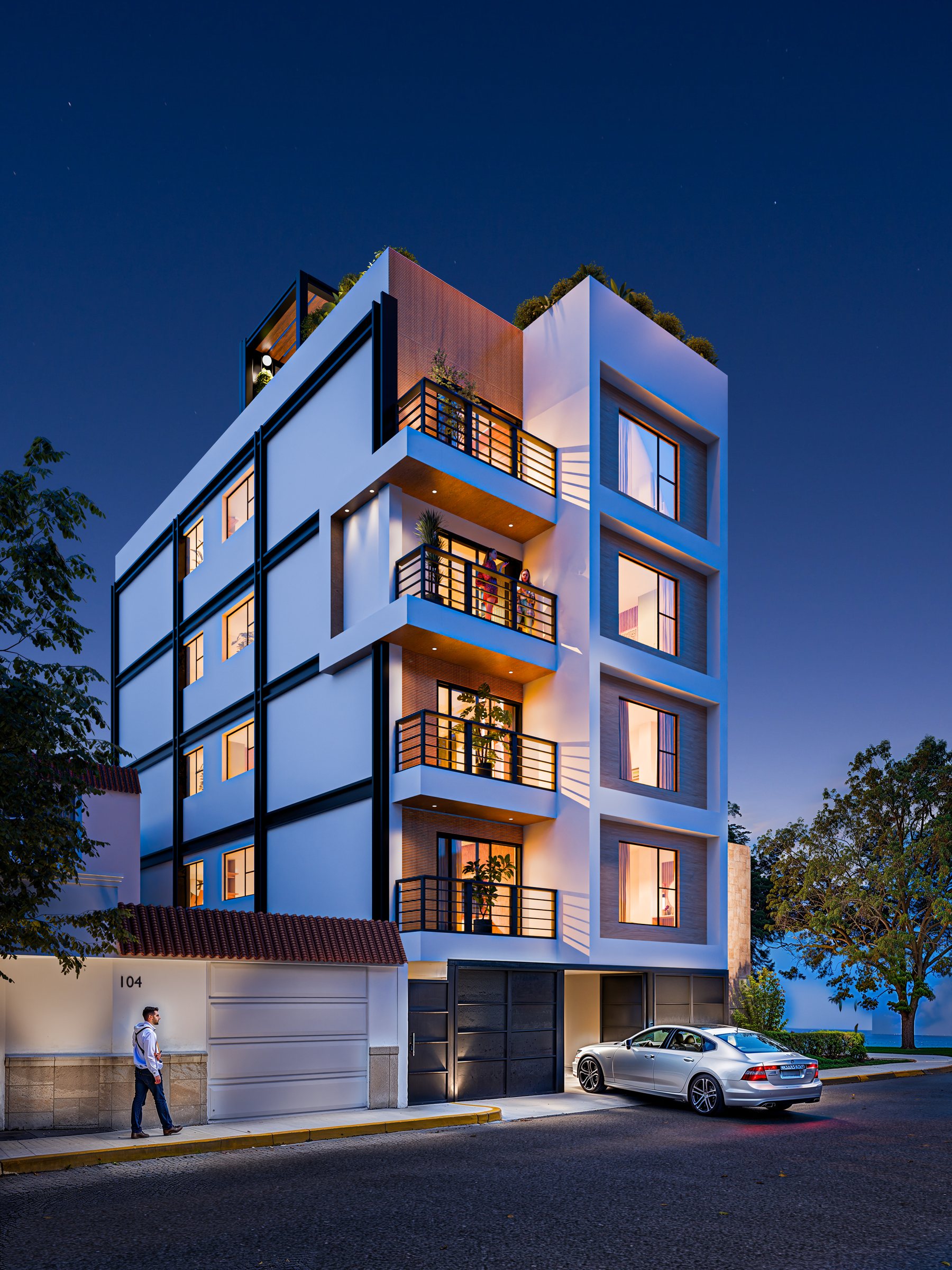 Render de Edificio Toluca